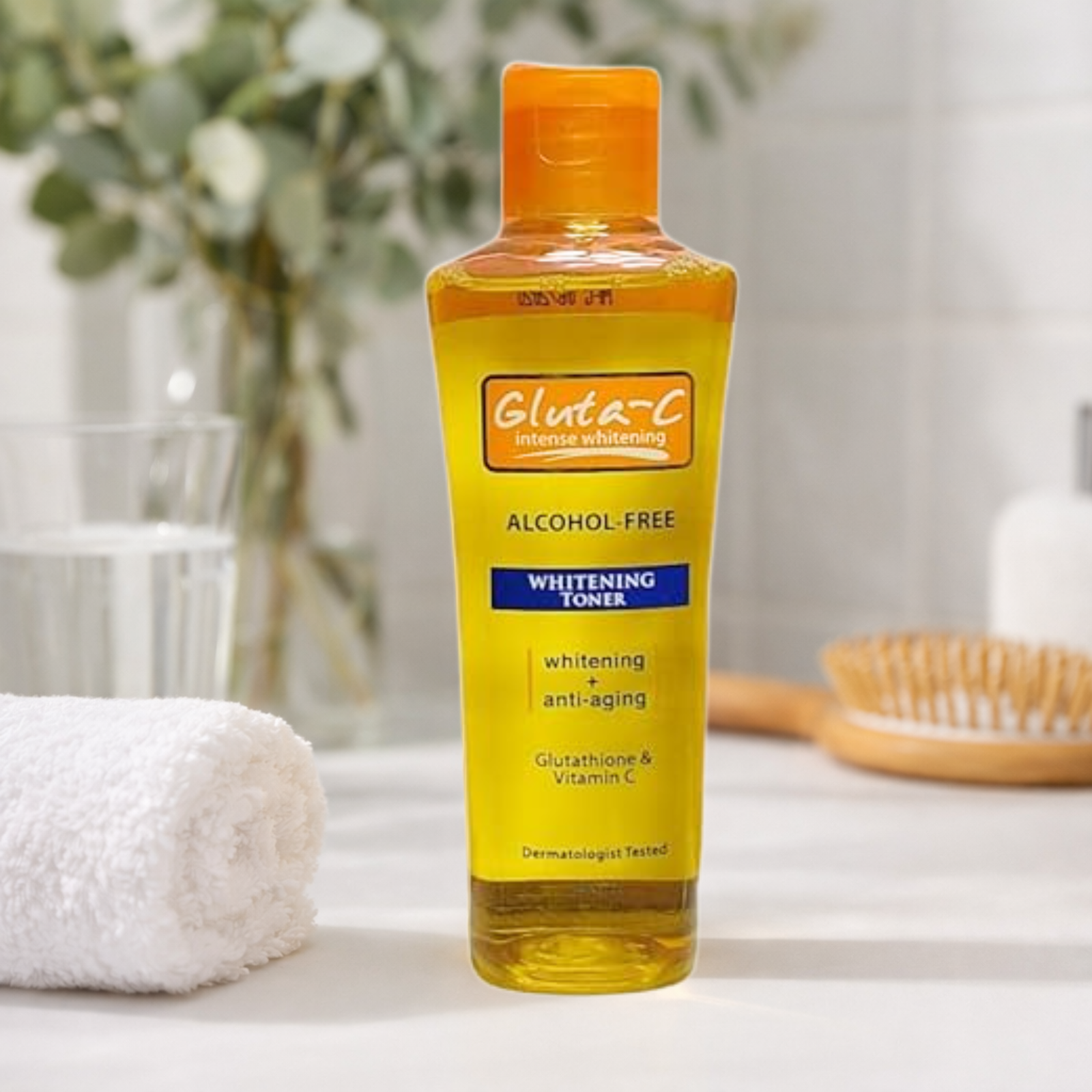 Gluta-c Intense Whitening Toner – Hydrating & Brightening Formula | Skin Lightening & Moisturizing, 100ml