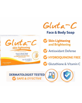 Gluta-C Face & Body Soap 135g | Glutathione & Vitamin C | Hydroquinone-Free Cleansing