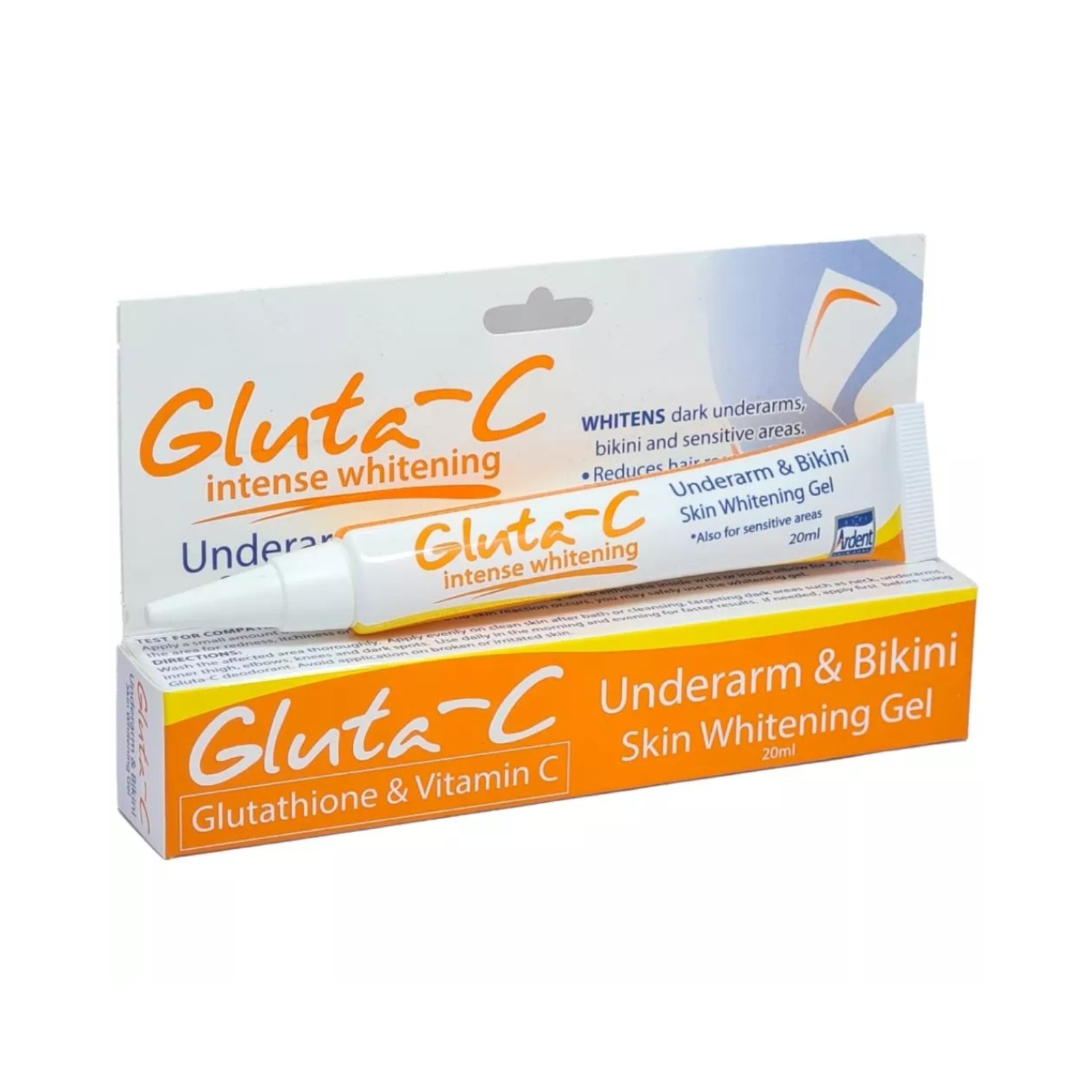 Gluta-C Natural Herbal Brightening Gel for Underarms & Bikini Area – 20ml
