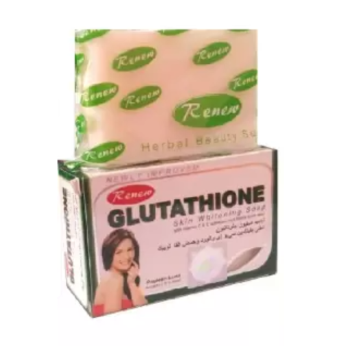 RENEW Glutathione Skin Whitening Soap 135g with Vitamin C & E | Brightening & Nourishing Face & Body Soap