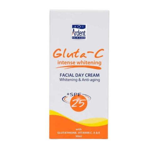 Gluta-C Intense Whitening Facial Day Cream with SPF 25 | Radiant & Youthful Skin | Skin Brightening & Protection