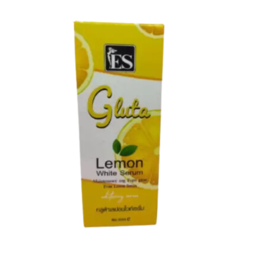 Gluta Lemon White Serum - 40ml | Powerful Skin Whitening & Brightening Formula | Enriched with Glutathione & Vitamin C for Radiant, Even-Toned Skin