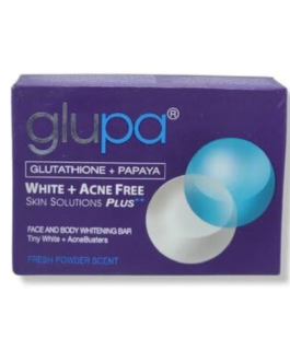 Glupa Glutathione Papaya Whitening Soap - Acne-Free Skin Solutions