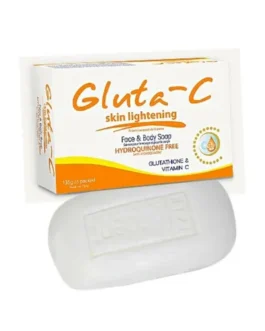 Gluta-C Skin Lightening Soap - 135g | Advanced Whitening Formula for Face & Body | Brightens Skin, Reduces Dark Spots, and Evens Tone