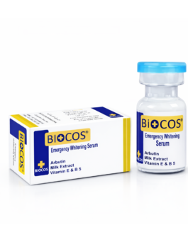 Biocos Emergency Whitening Serum 4ml | Brightening Face Serum with Arbutin, Milk Extract, Vitamin E & B5
