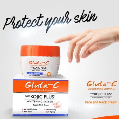 Gluta-C Whitening System Face & Neck Cream with SPF 30