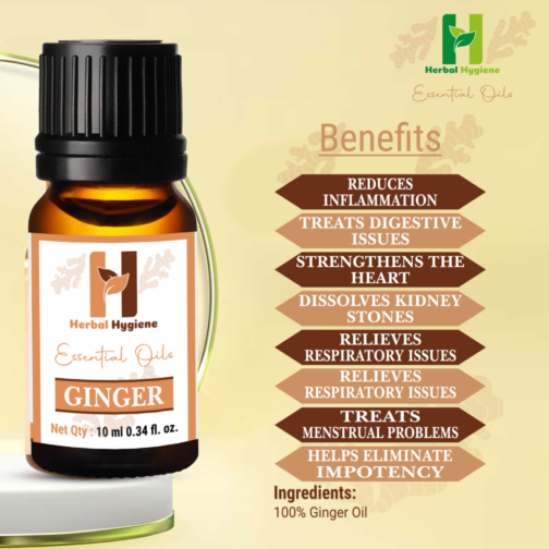 Herbal Hygiene Pure Ginger Essential Oil