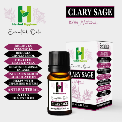 Clary Sage Essential Oil by Herbal Hygiene - 10ml