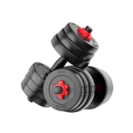 Enhance your home workouts with this 10kg PVC Dumbbell Set.