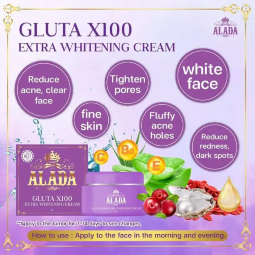 Alada Gluta X Extra Whitening Cream