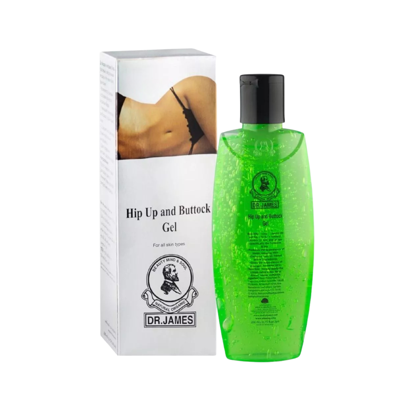 Dr. James Hip Up and Buttock Gel 200ml | Firming & Lifting Body Gel - Image 5