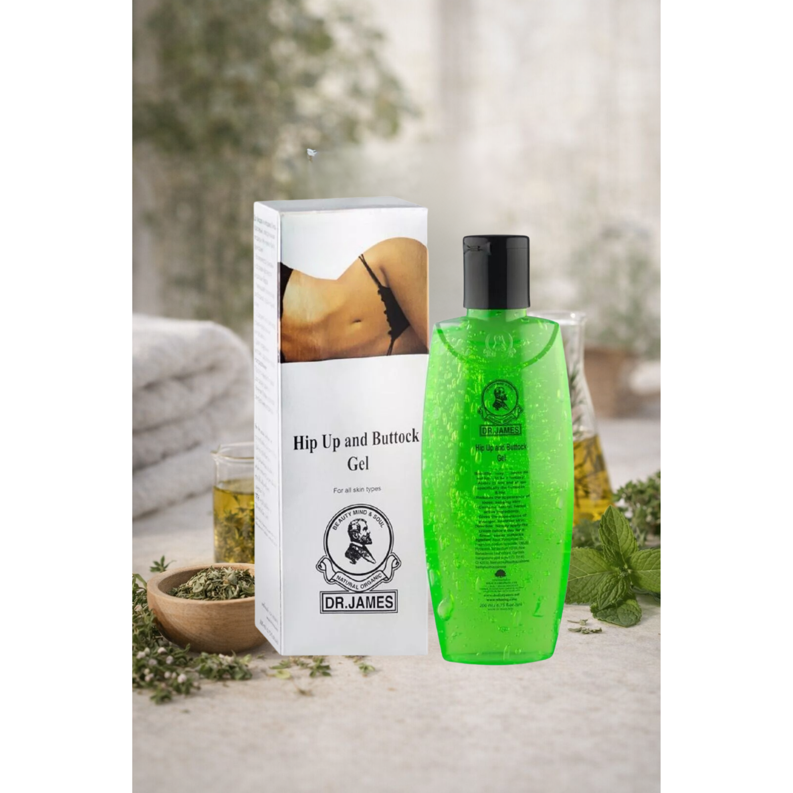 Dr. James Hip Up and Buttock Gel 200ml | Firming & Lifting Body Gel - Image 2