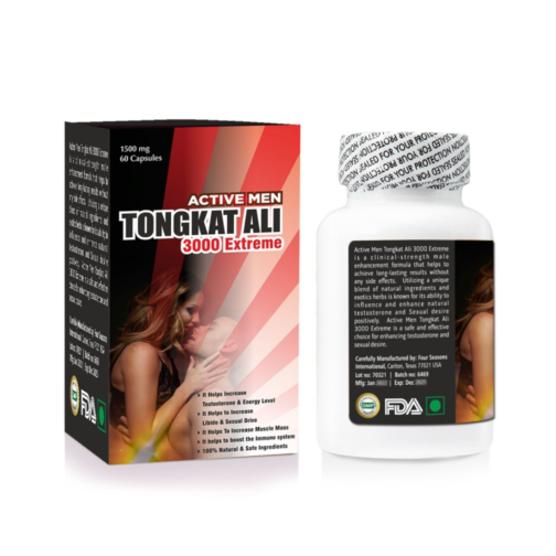 Active Men Tongkat Ali 3000 Extreme Capsules – Premium Strength for Men’s Vitality and Stamina