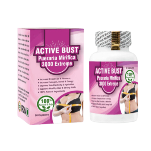 Active Bust Pueraria Mirifica 3000 - Natural Herbal Supplement for Women's Wellness