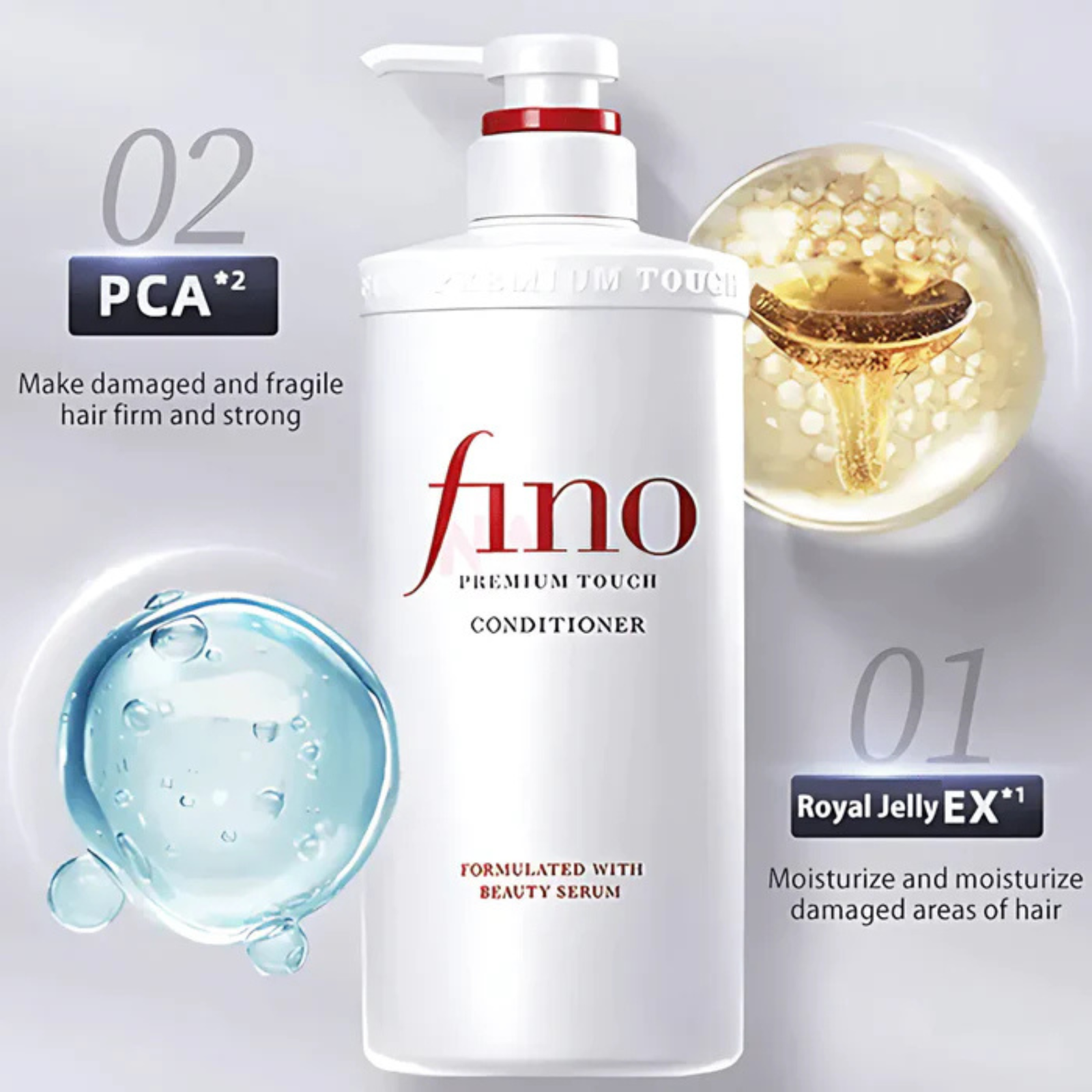 Shiseido Fino Premium Touch hair Conditioner 550ml - Hair Treatment - Image 5