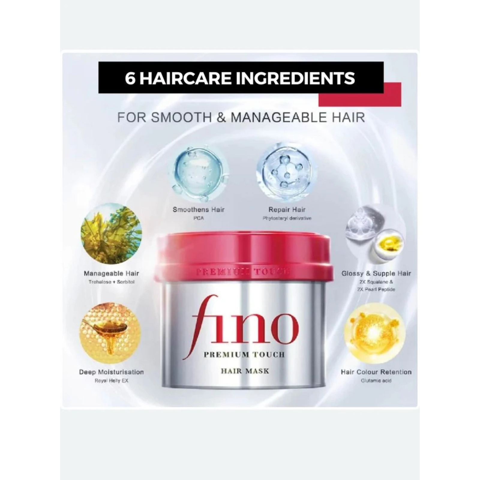 Shiseido Fino Premium Touch Hair Mask 230g – Deep Conditioning, Manageable Hair