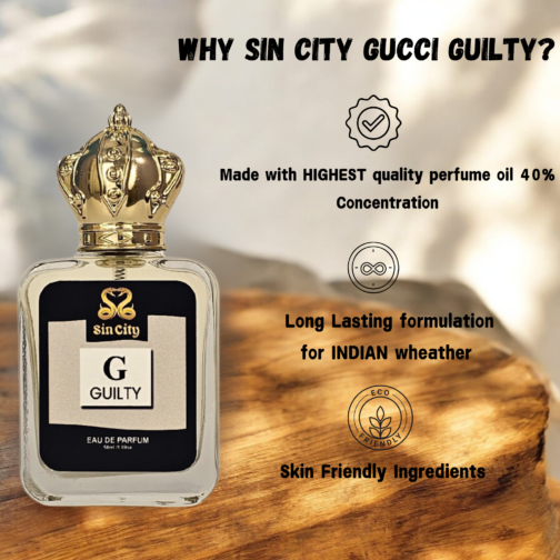 Sin City Alternate for Gucci Guilty Perfume - 50 mL | Bold Floral Fragrance - Image 2