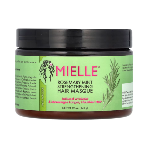 Mielle Organics Rosemary Mint Strengthening Hair Masque - 12 oz (340g)