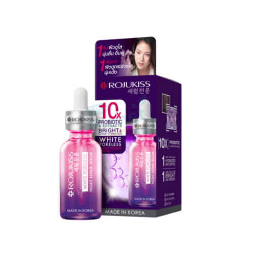 Rojukiss White Poreless Night Serum – Skin Care with Brightening