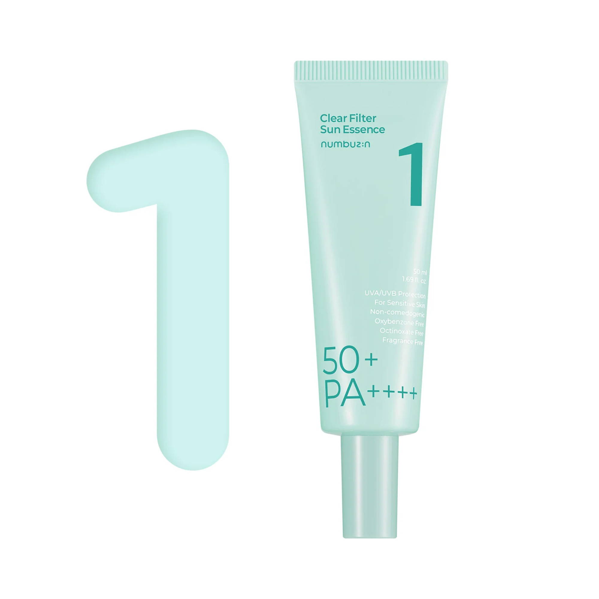 Numbuzin No.1 Clear Filter Sun Essence – SPF 50+ PA++++ | Lightweight Sunscreen for Face