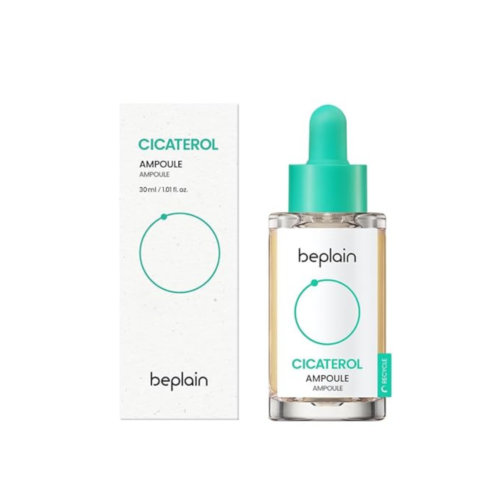 Beplain Cicaterol Ampoule Face Serum 30ml, Korean Skincare Serum with Centella Asiatica