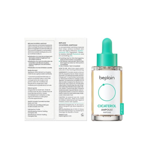 Beplain Cicaterol Ampoule Face Serum 30ml, Korean Skincare Serum with Centella Asiatica - Image 2