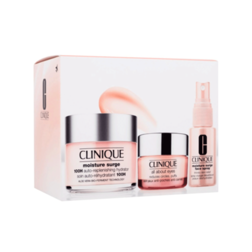 Clinique Moisture Surge 100H Hydrator 125ml + Face Spray + All About Eyes Cream