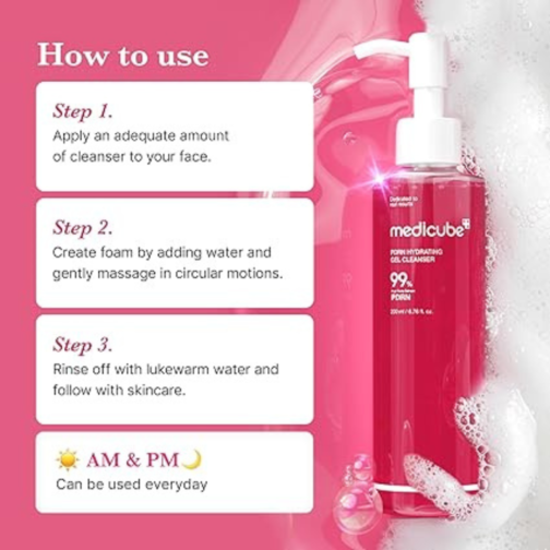 Medicube PDRN Jelly to Foam Cleanser – 200ml