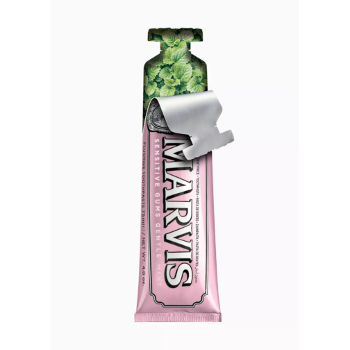 Marvis Sensitive Gums Gentle Mint Toothpaste – 75ml | Daily Oral Care for Sensitive Gums