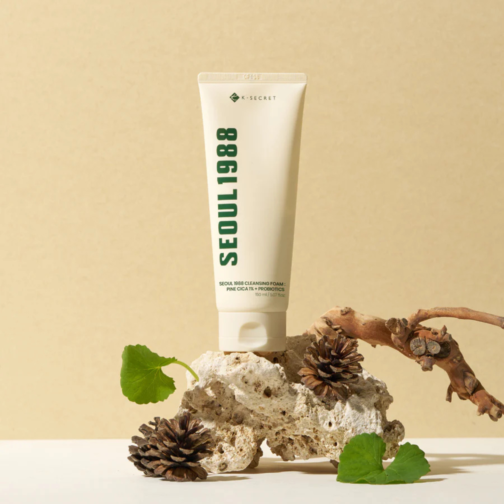 KSECRET Seoul 1988 Cleansing Foam – 150ml | Pine Cica 1% + Probiotics Gentle Face Wash - Image 3