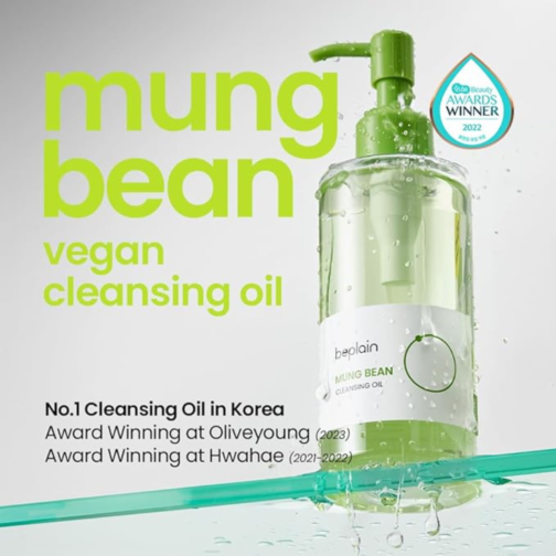 Beplain Greenful Vegan Cleansing Oil 200ml, Korean Face Oil for Deep Cleansing, Sensitive and Dry Skin - Image 3