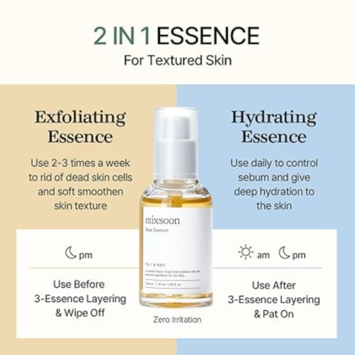 Mixsoon Bean Essence 50ml, Korean Skincare Face Serum - Image 3
