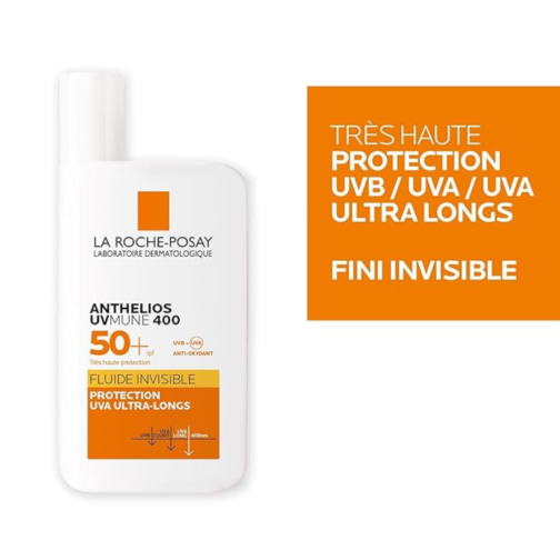 La Roche-Posay Anthelios Uvmune 400 Invisible Fluid Sunscreen SPF50 50ml - Image 2