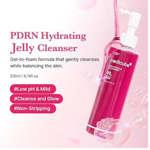 Medicube PDRN Jelly to Foam Cleanser – 200ml