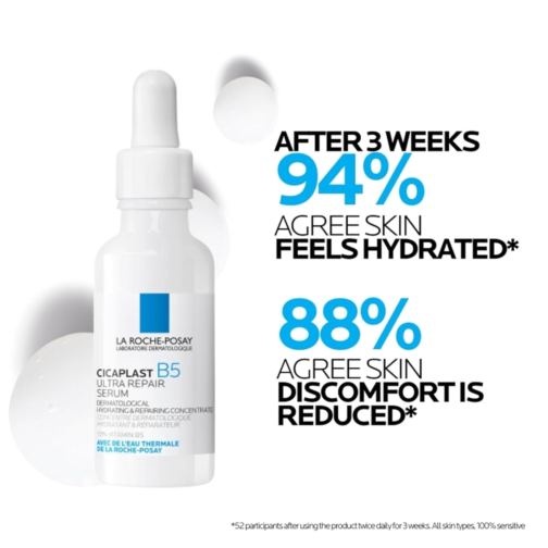 La Roche-Posay Cicaplast B5 Ultra Repair Serum 30ml | Face Serum for Skin Comfort - Image 3