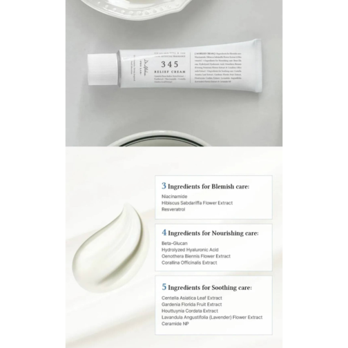 Dr. Althea 345 Relief Cream | Soothing Moisturizer for Sensitive & Irritated Skin