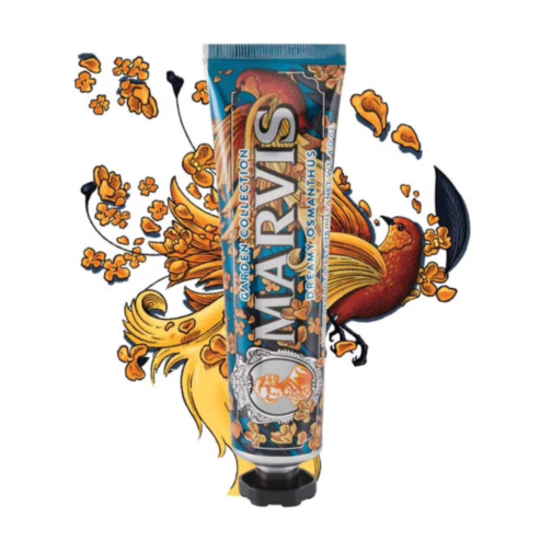 Marvis Dreamy Osmanthus Toothpaste – 75ml | Flavored Toothpaste for Fresh Breath & Daily Oral Care