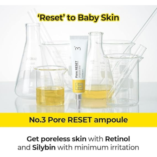 Numbuzin No.3 Pore Reset Ampoule Shot – 25ml | Face Serum for Pore Care & Skin Balance