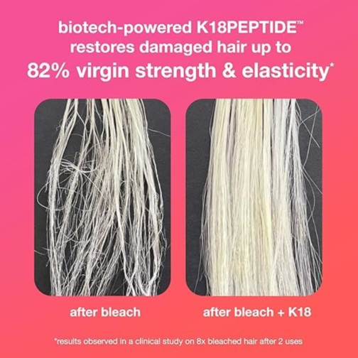 K18 Leave-In Repair Hair Mask – 1 Count | 4-Minute Treatment for Dry & Damaged Hair - Image 4