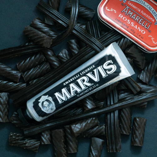 Marvis Amarelli Licorice Mint Toothpaste – 75ml