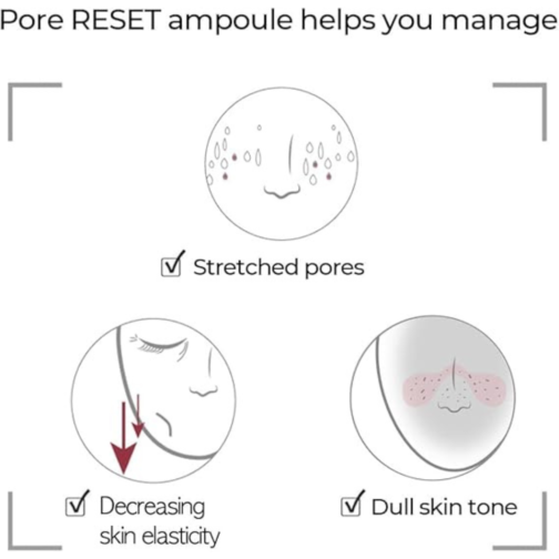 Numbuzin No.3 Pore Reset Ampoule Shot – 25ml | Face Serum for Pore Care & Skin Balance