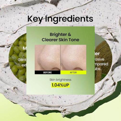 Beplain Mung Bean Pore Clay Mask 120ml, Korean Face Mask for Deep Cleansing - Image 6