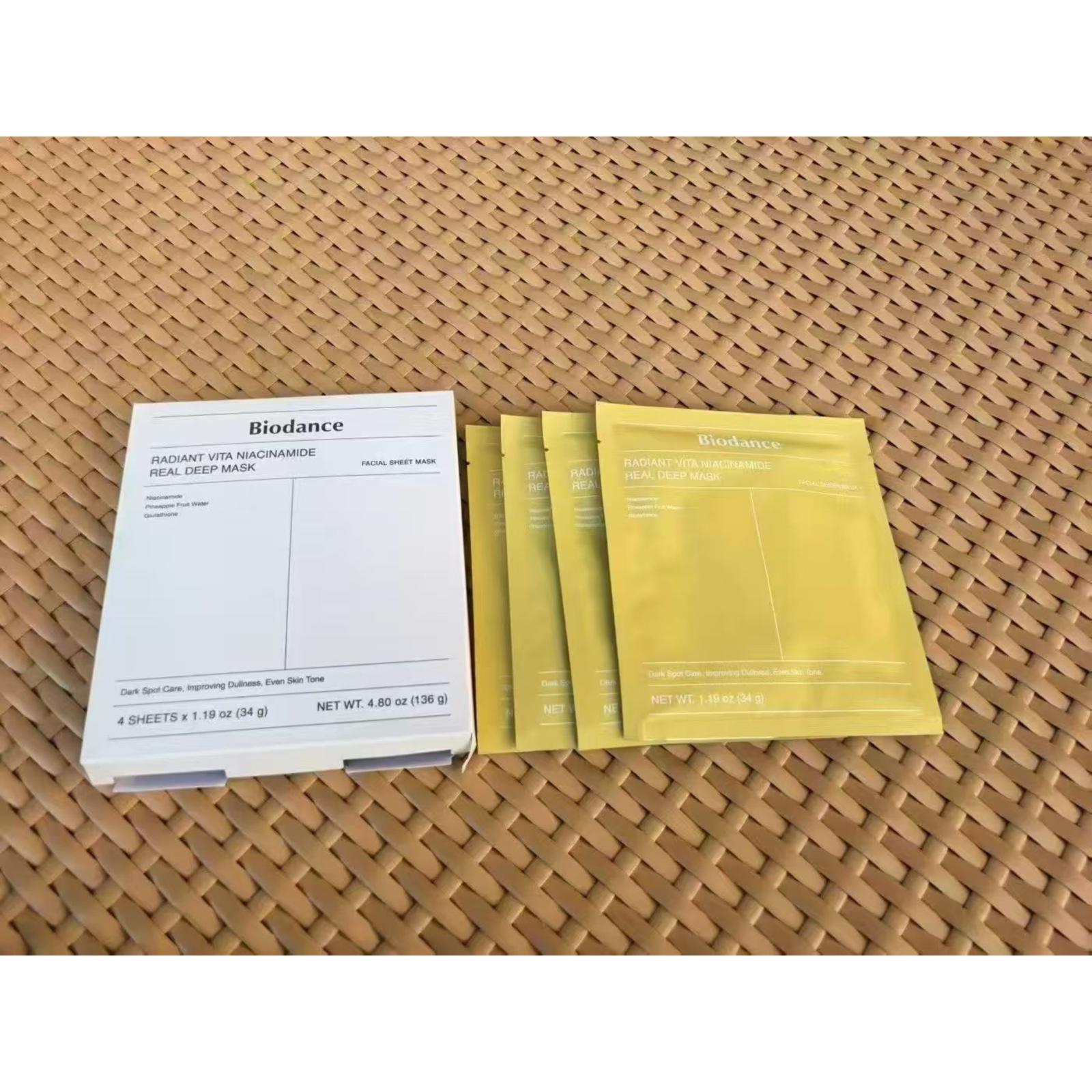 Biodance Radiant Vita Niacinamide Real Deep Mask | Hydrating Sheet Mask - Image 9