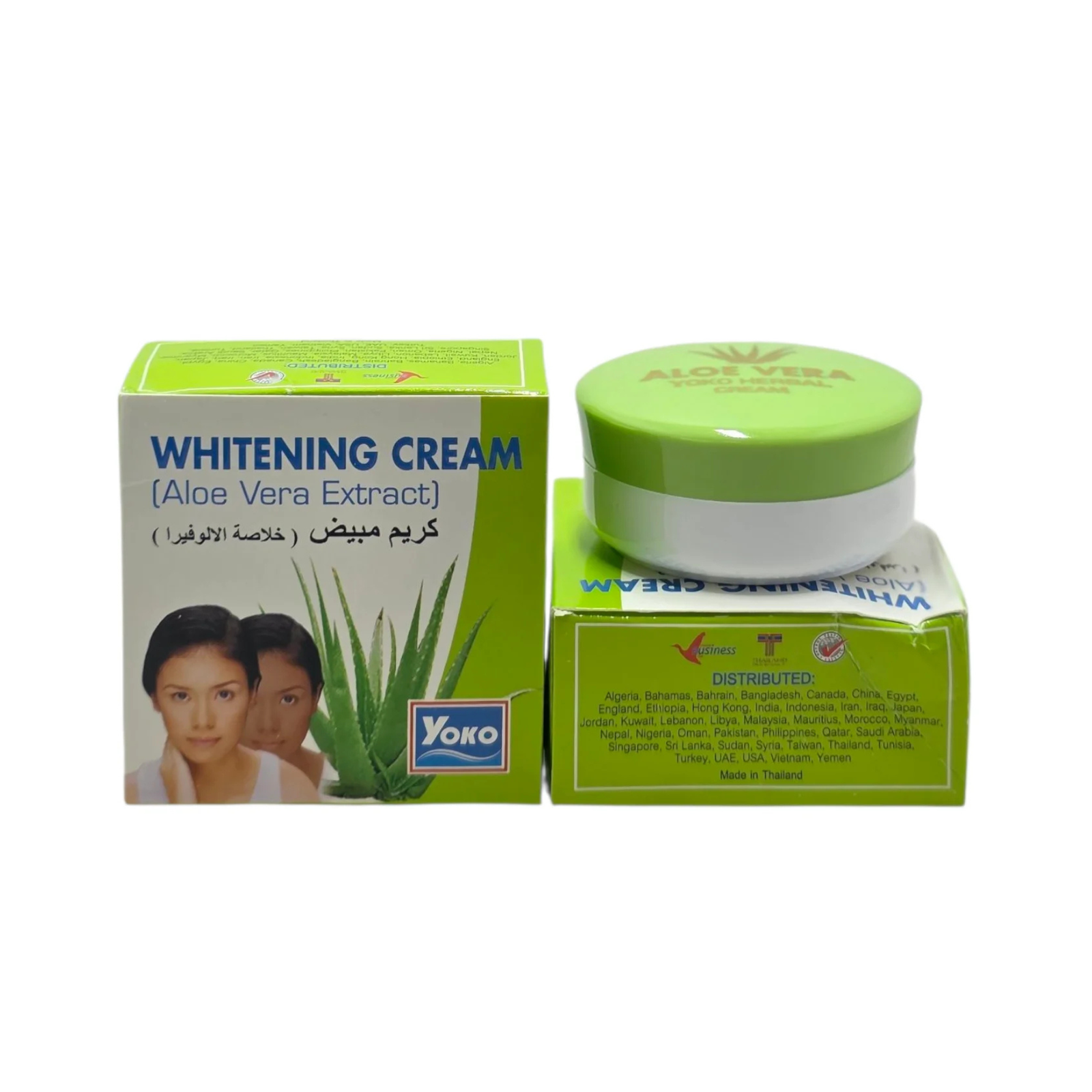 Yoko Aloe Vera Whitening Cream 4g | Moisturizing Face Cream with Aloe Extract