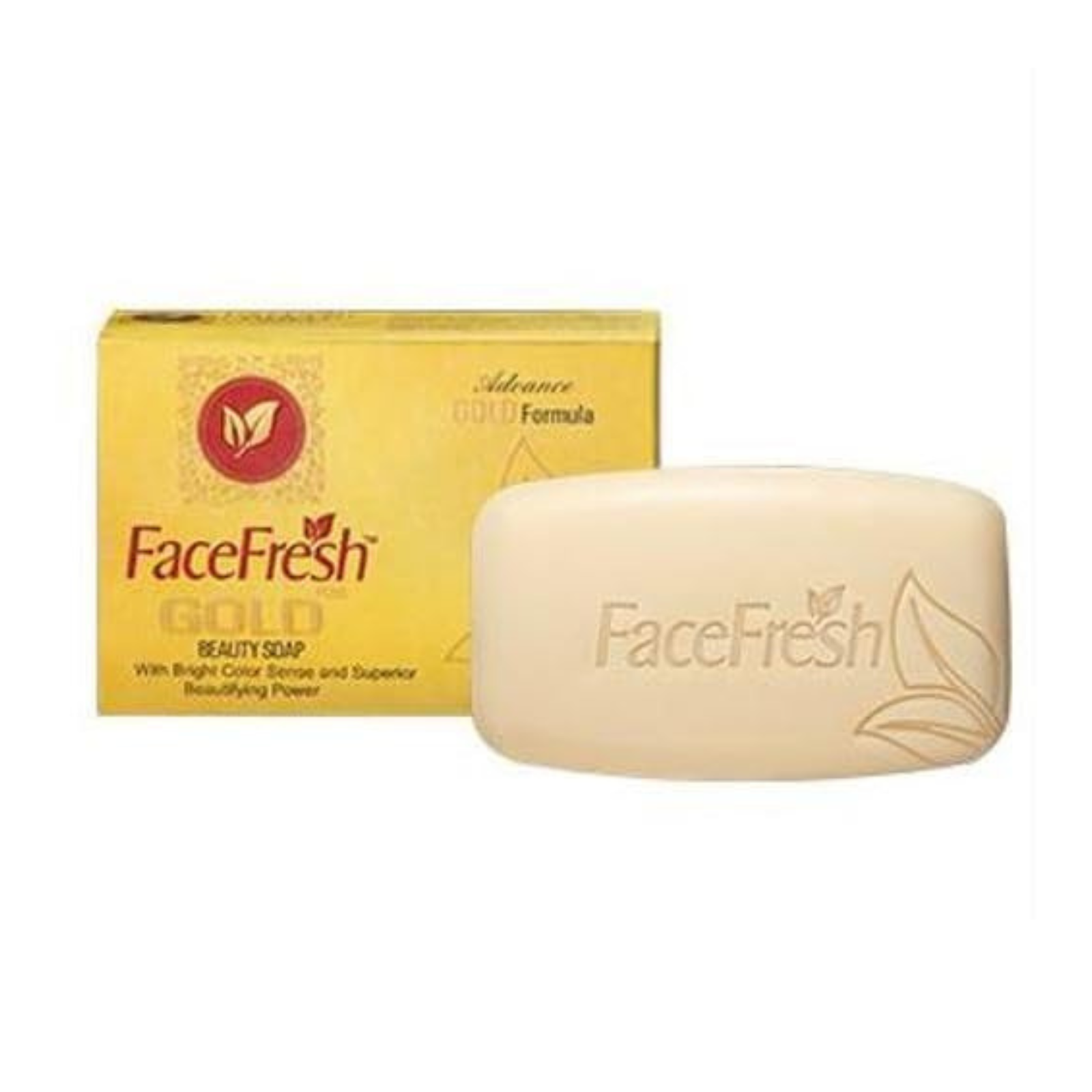 FaceFresh Gold Beauty Soap 100g | Advance Gold Formula Cleansing Bar for Daily Use