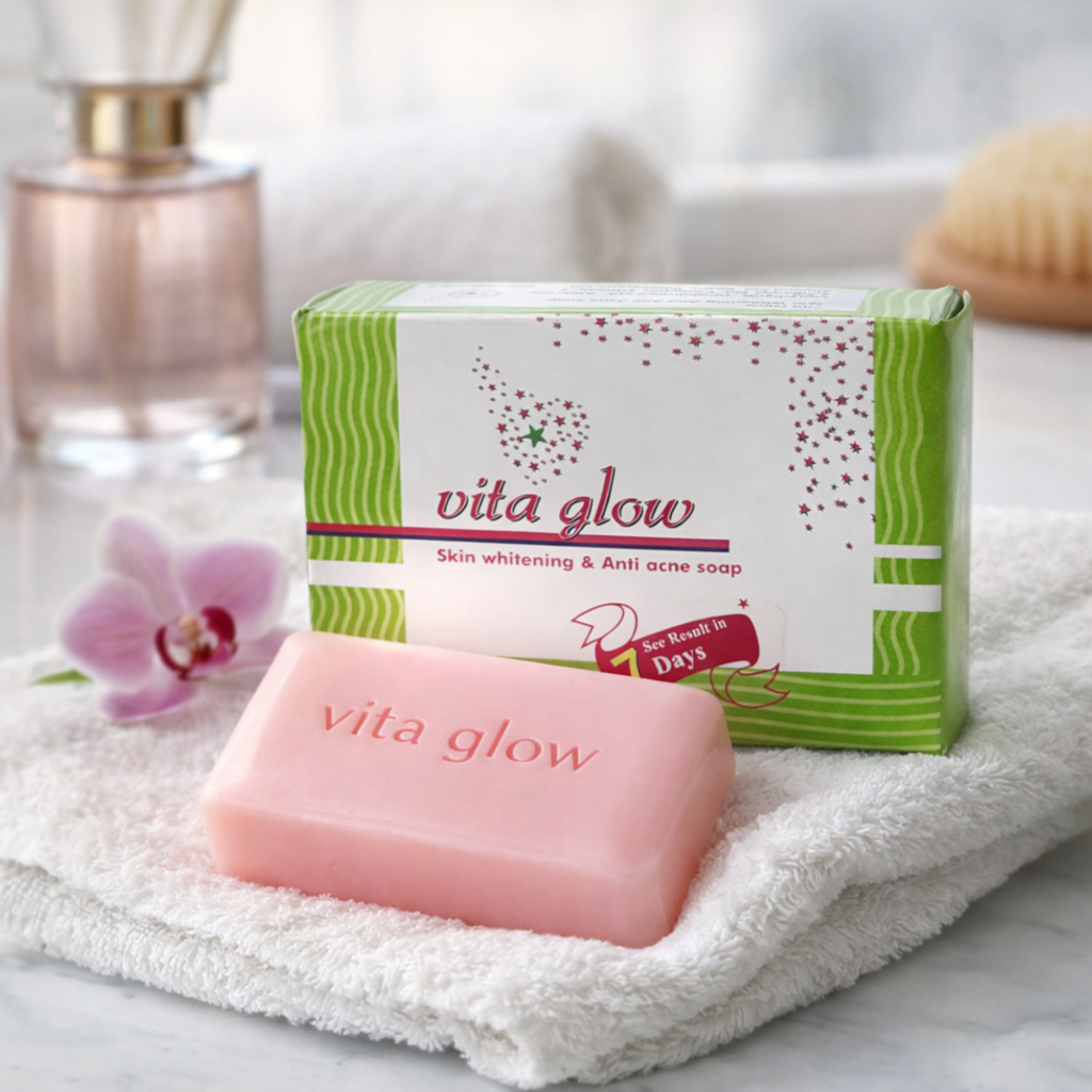 vita glow glutathione soap Vita Glow Skin Care Soap 135g for Acne-Prone & Dull Skin