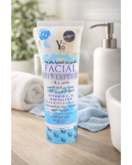 YC Facial Fit Expert Acne & Oil Control Face Wash 100ml with Vitamin C & E, UV Filter