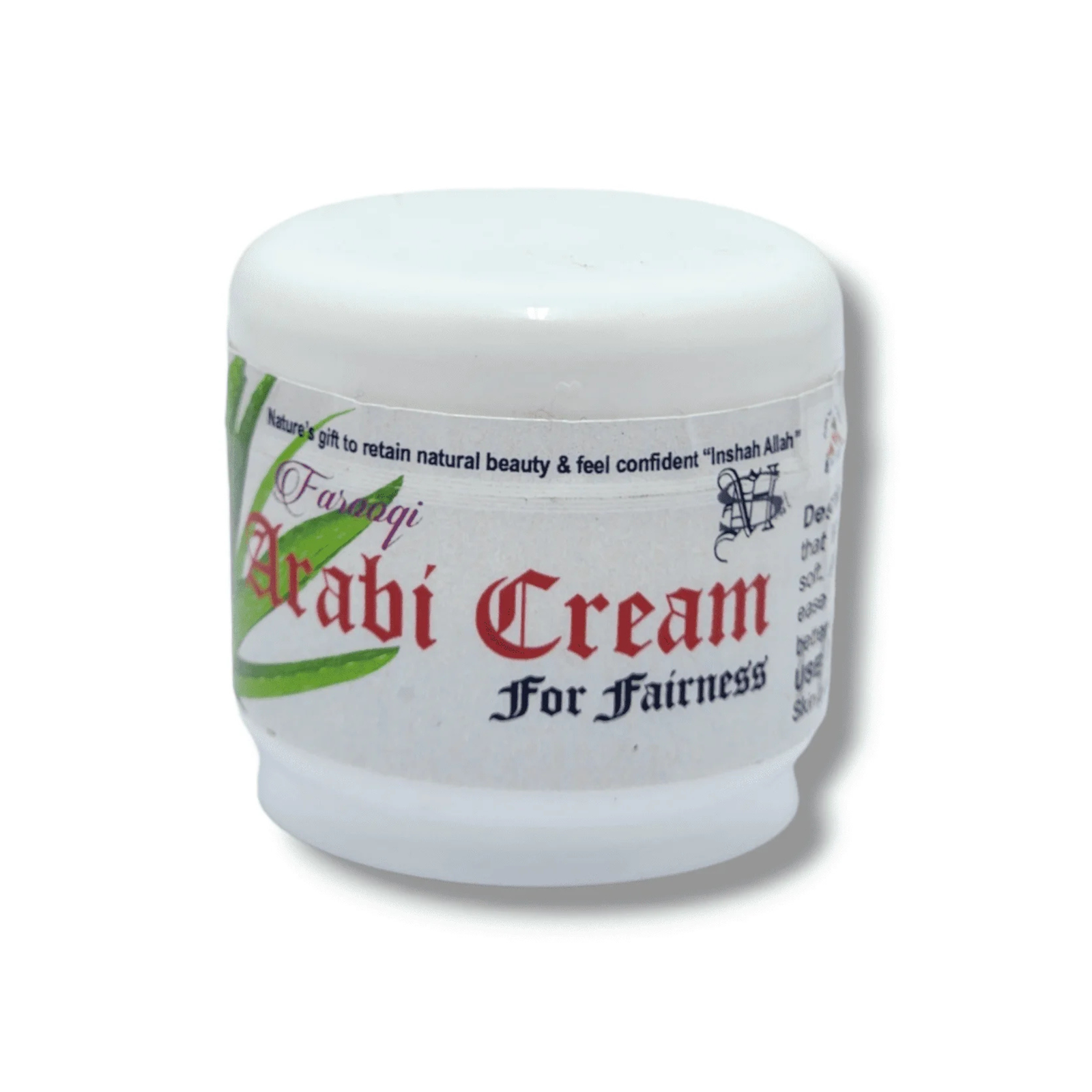 Arabi Cream 30g | Aloe Vera, Sandalwood & Rose Extracts | Daily Face Care Cream