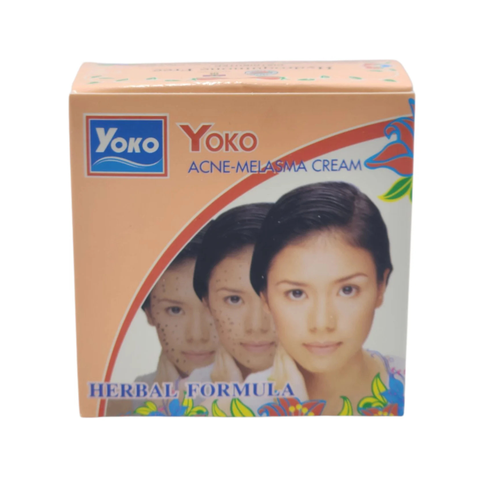 Yoko Acne-Melasma Herbal Cream 4g | Thai Herbal Skin Care for Spots & Blemishes