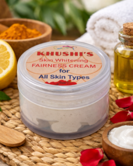 Khushi Skin Whitening Fairness Cream 20g | Herbal Face Cream for All Skin Types